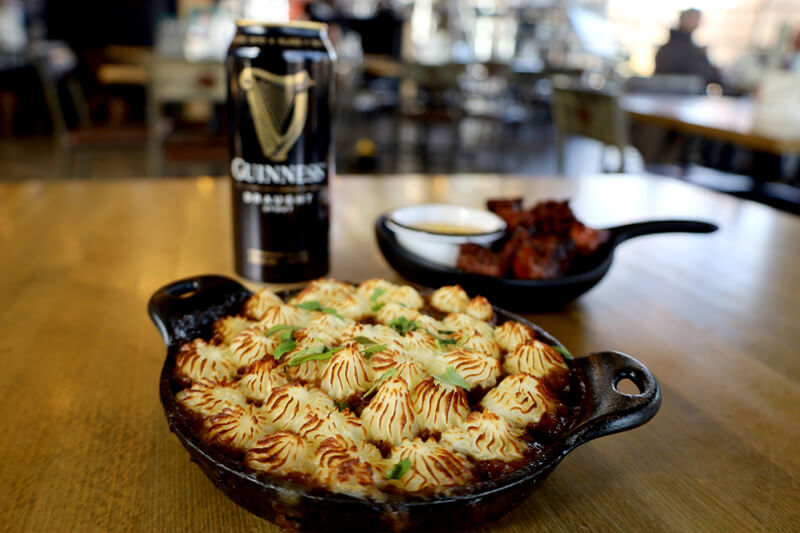 St. Patrick's Day shepherd pie and menu